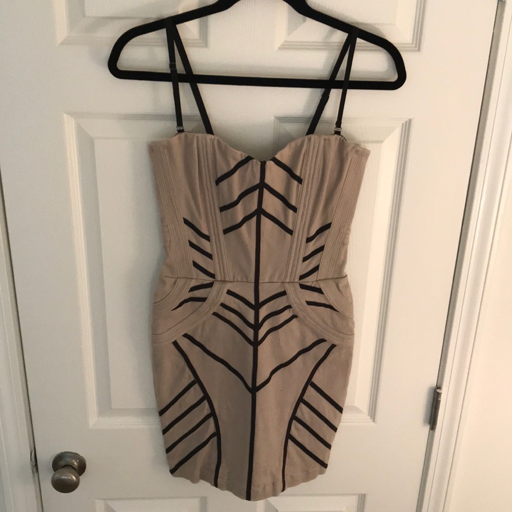 Geometric bodycon dress